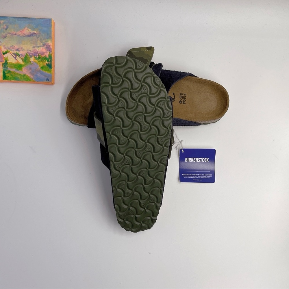 Unisex Birkenstock Kyoto Midnight Camo Green EU39 - Picture 8 of 9